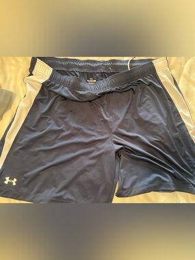 Under Armour Black Shorts with Tan Accent